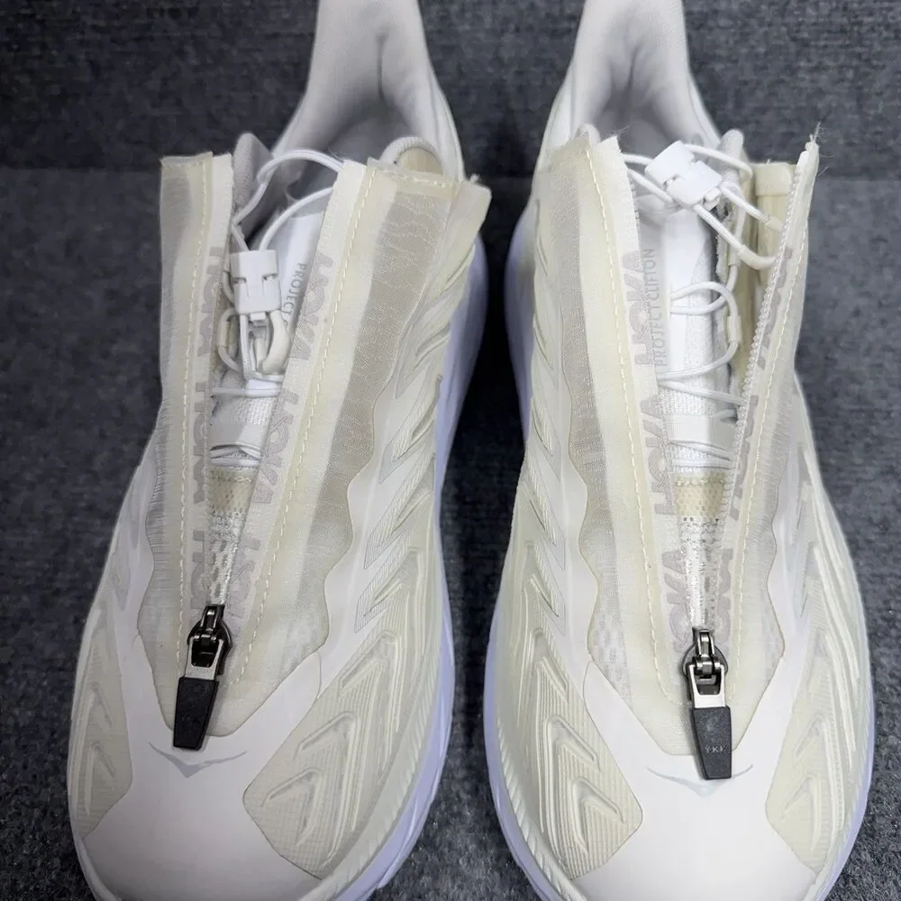 Hoka One One U Project Clifton Zip Shoes Men's Size 13 1127924 BDBLR Lunar Rock